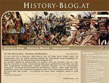 Tablet Screenshot of history-blog.at